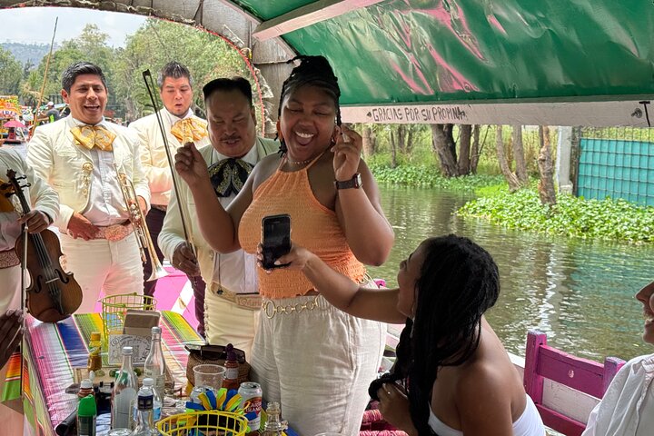 With the Mexican Mariachi